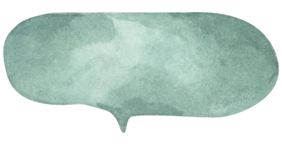 Sprechblase dunkles mint